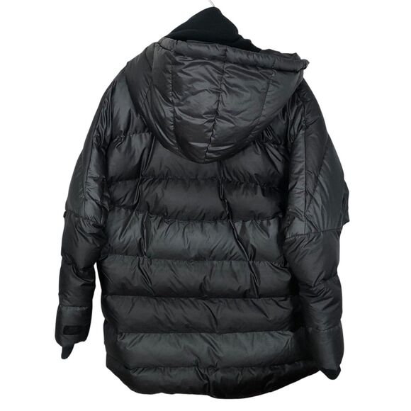 Nike Women XL Uptown 550 Down Cocoon Jacket Charcoal Black Oversize 683928 $320 - Picture 7 of 12